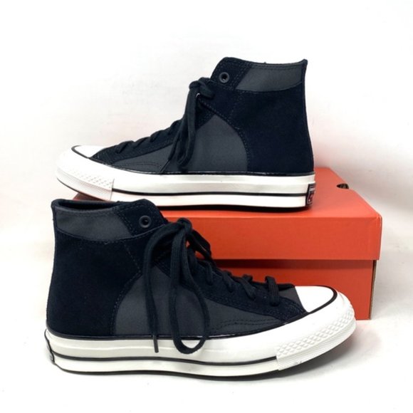 Converse Chuck 70 High Men's Shoes Suede Canvas Black Sneakers Casual A01785C - Picture 6 of 10